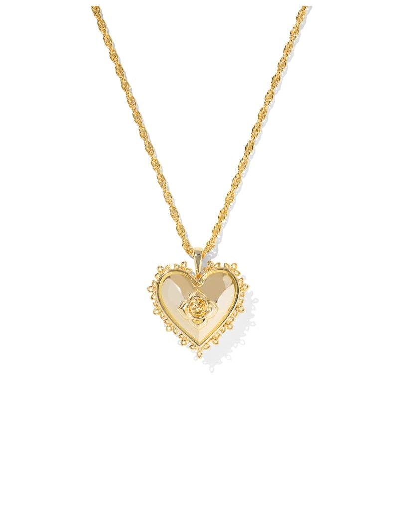 Kendra Scott Mallory Rose Locket Necklace