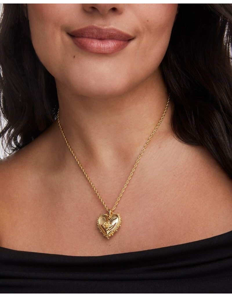 Kendra Scott Mallory Rose Locket Necklace