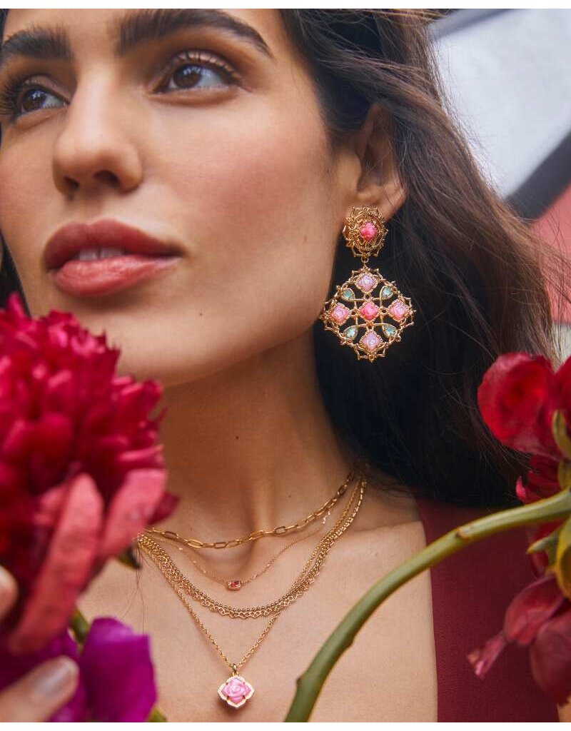 Kendra Scott Mallory Rose Multi Strand Necklace