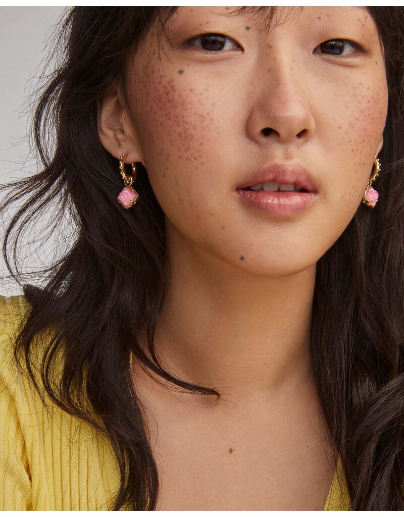 Kendra Scott Mallory Rose Huggie Earring