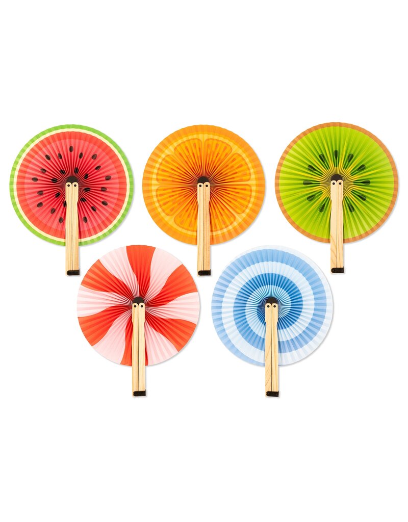 Kikkerland Fruity and Sweet Paper Fans