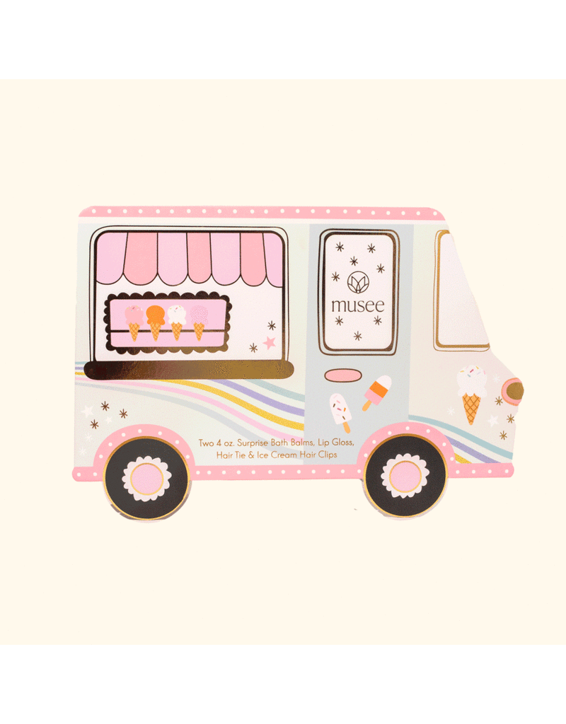 Musee Ice Cream Truck Bath Balm & Accessory Set