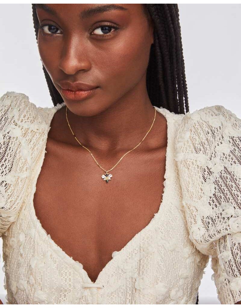 Kendra Scott Bee Short Pendant Necklace