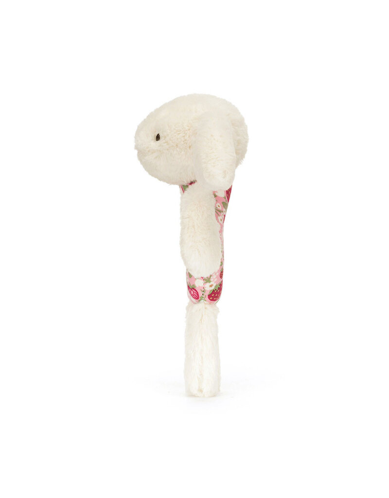 Jellycat Blossom Cream Bunny "Berry" Ring Rattle