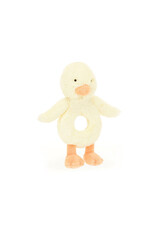 Jellycat Bashful Duckling Ring Rattle