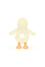 Jellycat Bashful Duckling Ring Rattle