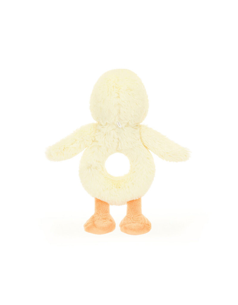 Jellycat Bashful Duckling Ring Rattle