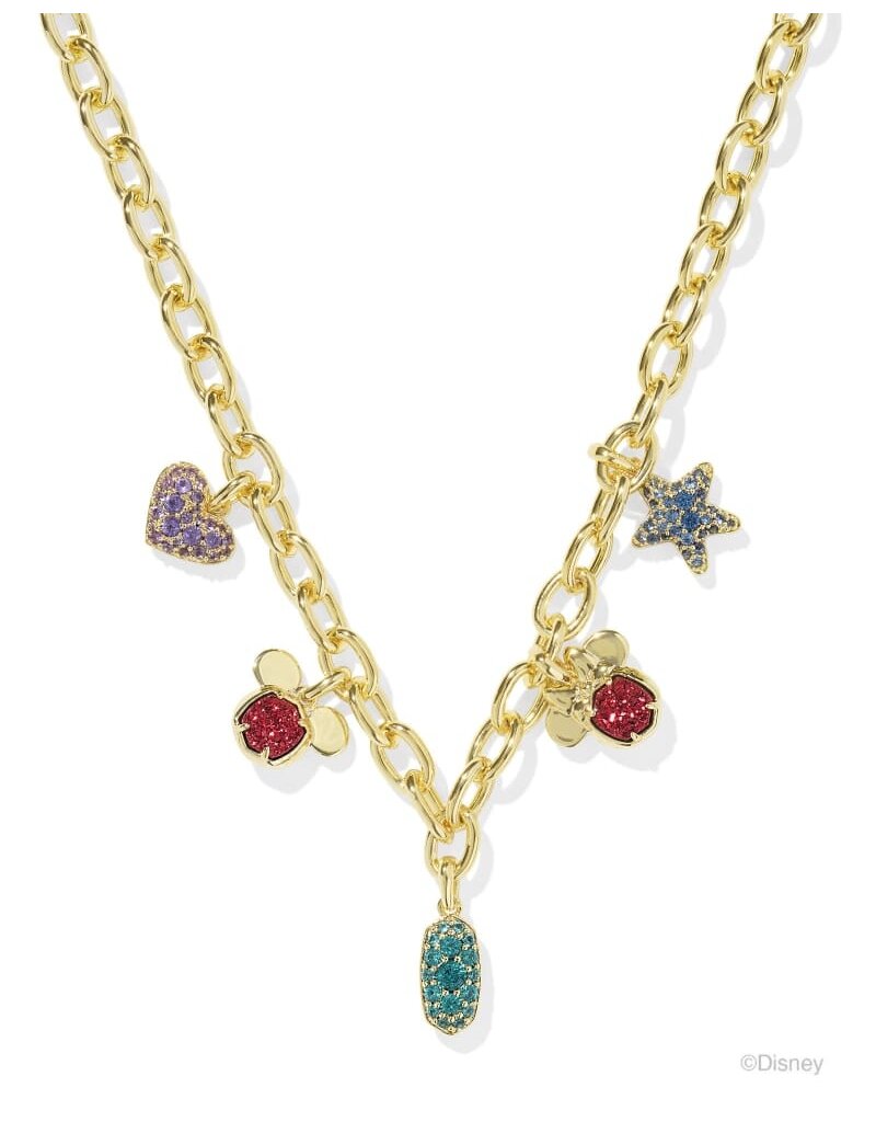 Kendra Scott Mickey Minnie Charm Necklace