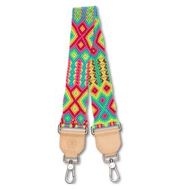 Consuela Wide Woven Shoulder Strap