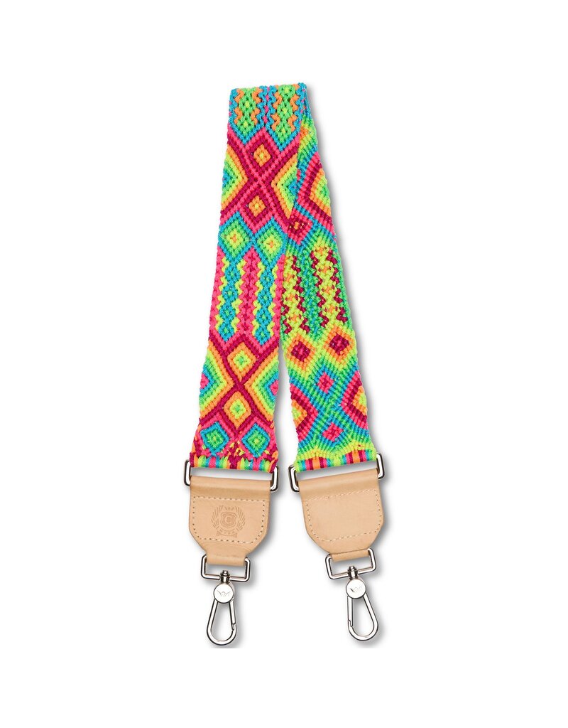 Consuela Wide Woven Shoulder Strap