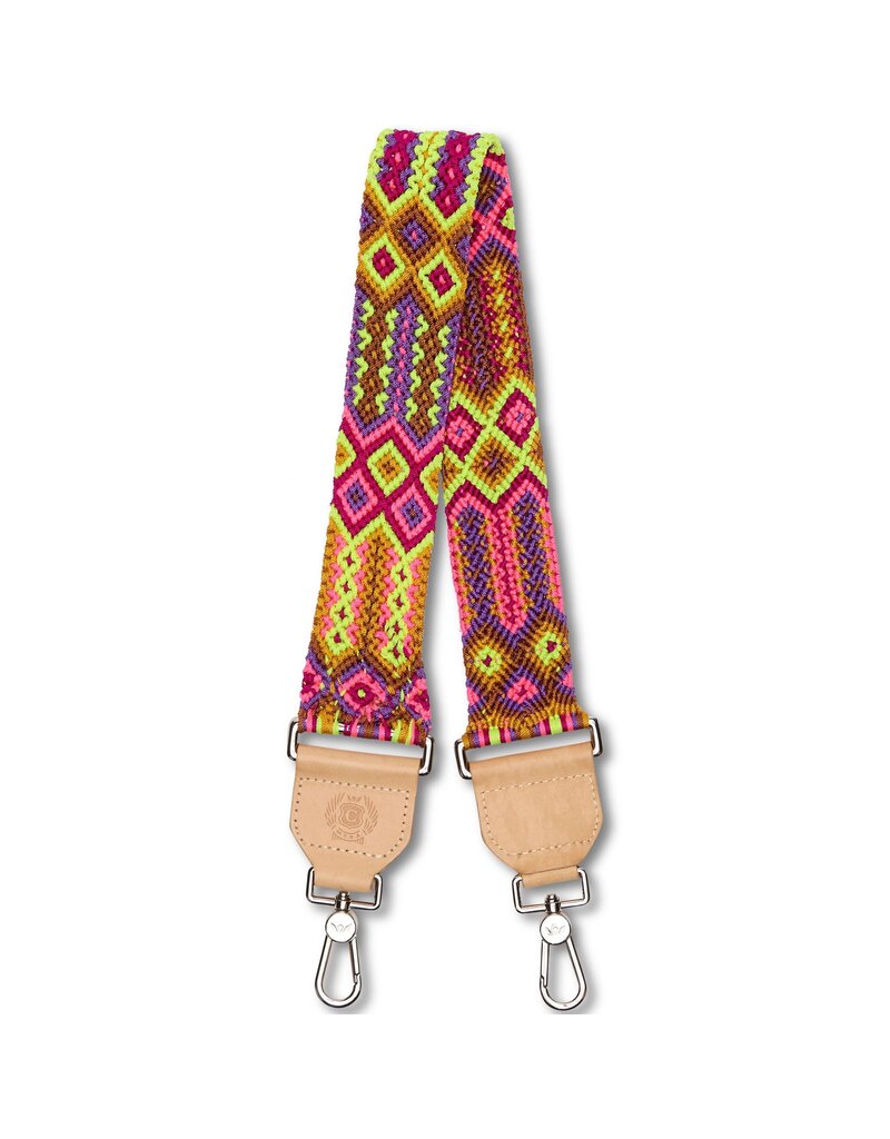 Consuela Wide Woven Shoulder Strap