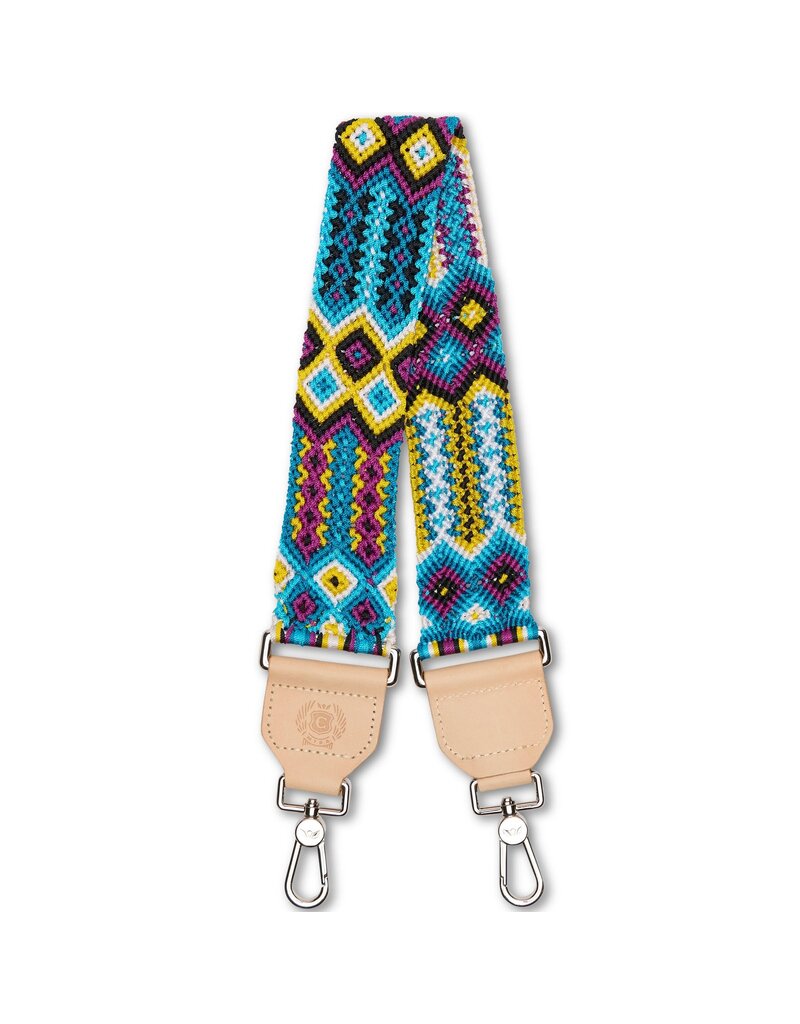 Consuela Wide Woven Shoulder Strap