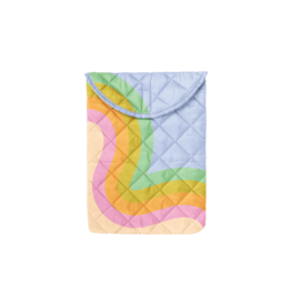 Talking Out of Turn Foldover Puffy Laptop Sleeves