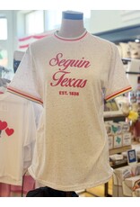 Jadelynn Brooke Seguin Texas Est 1838 Typography - White