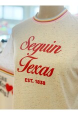 Jadelynn Brooke Seguin Texas Est 1838 Typography - White
