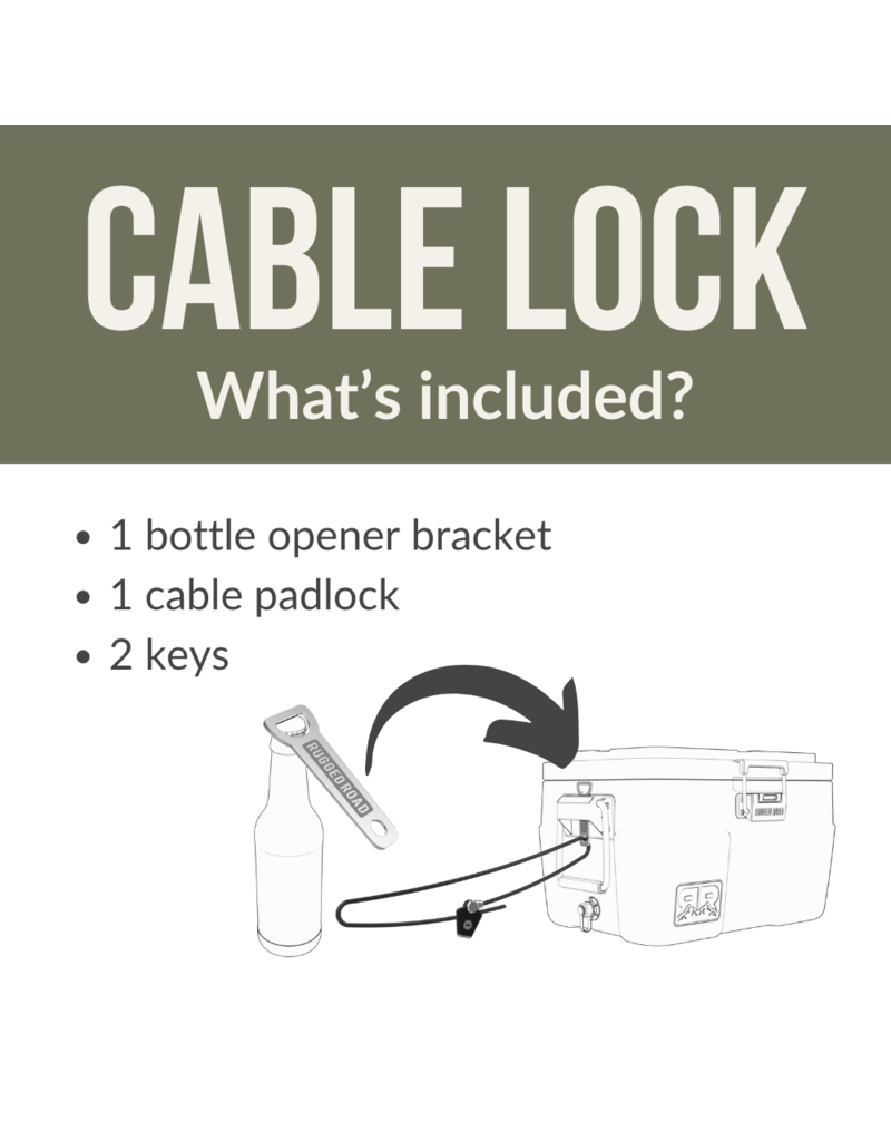 Rugged Road Rugged Road Cable Lock
