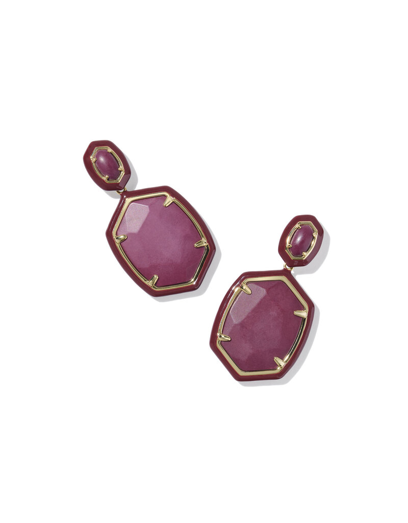 Kendra Scott Daphne Enamel Frame Drop Earring