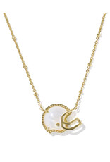 Kendra Scott Football Helmet Pendant Necklace