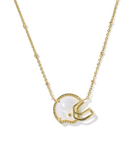 Kendra Scott Football Helmet Pendant Necklace