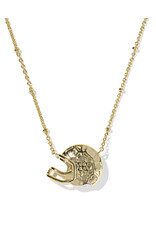 Kendra Scott Football Helmet Pendant Necklace