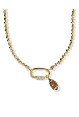 Kendra Scott Football Metal Strand Necklace