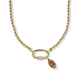 Kendra Scott Football Metal Strand Necklace