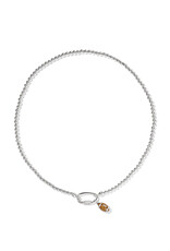 Kendra Scott Football Metal Strand Necklace