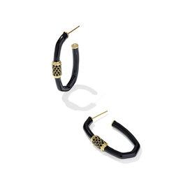 Kendra Scott Emery Large Enamel Hoop Earring