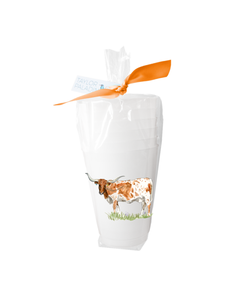 Taylor Paladino Frosted Cups Set/6