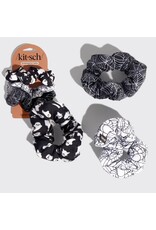 Kitsch Cloud Scrunchies 3pc - Spiderweb