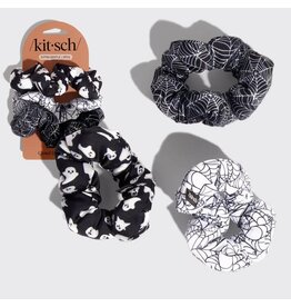 Kitsch Cloud Scrunchies 3pc - Spiderweb