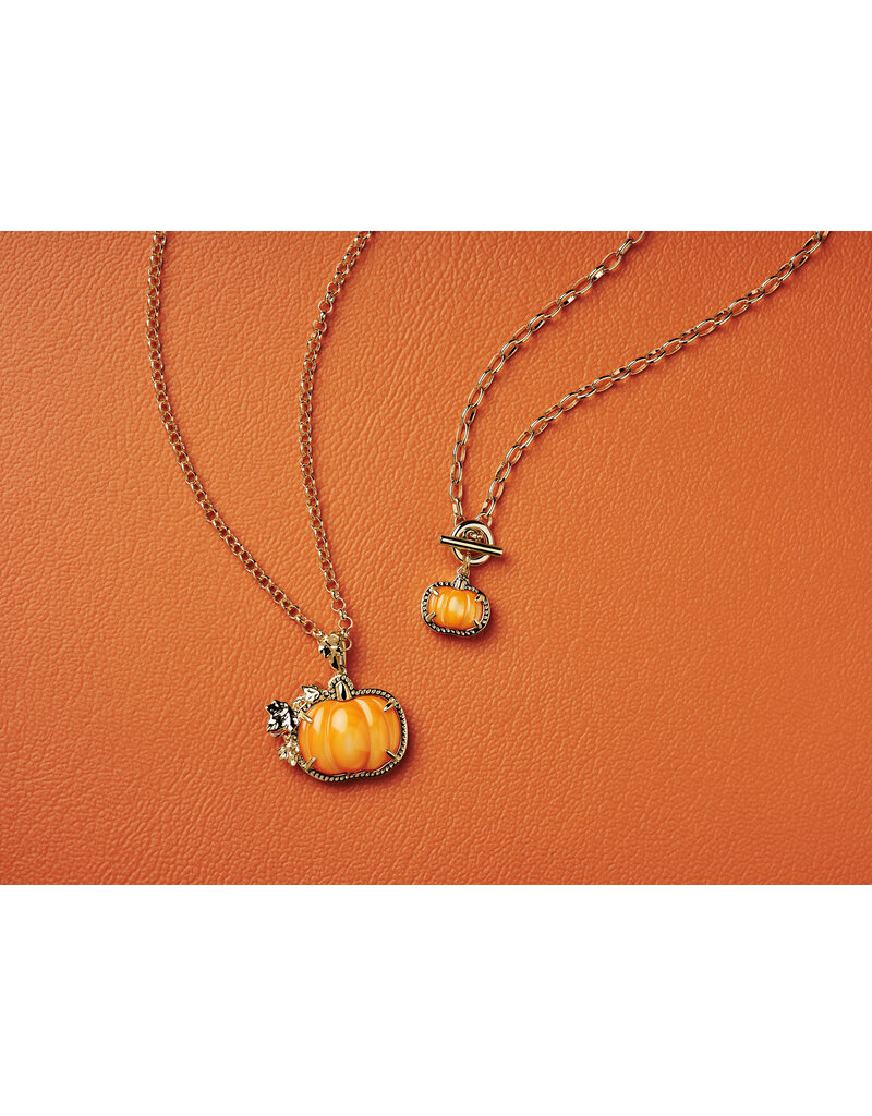 Kendra Scott Pumpkin Link and Chain Necklace