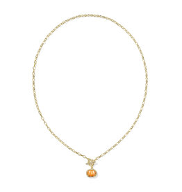 Kendra Scott Pumpkin Link and Chain Necklace