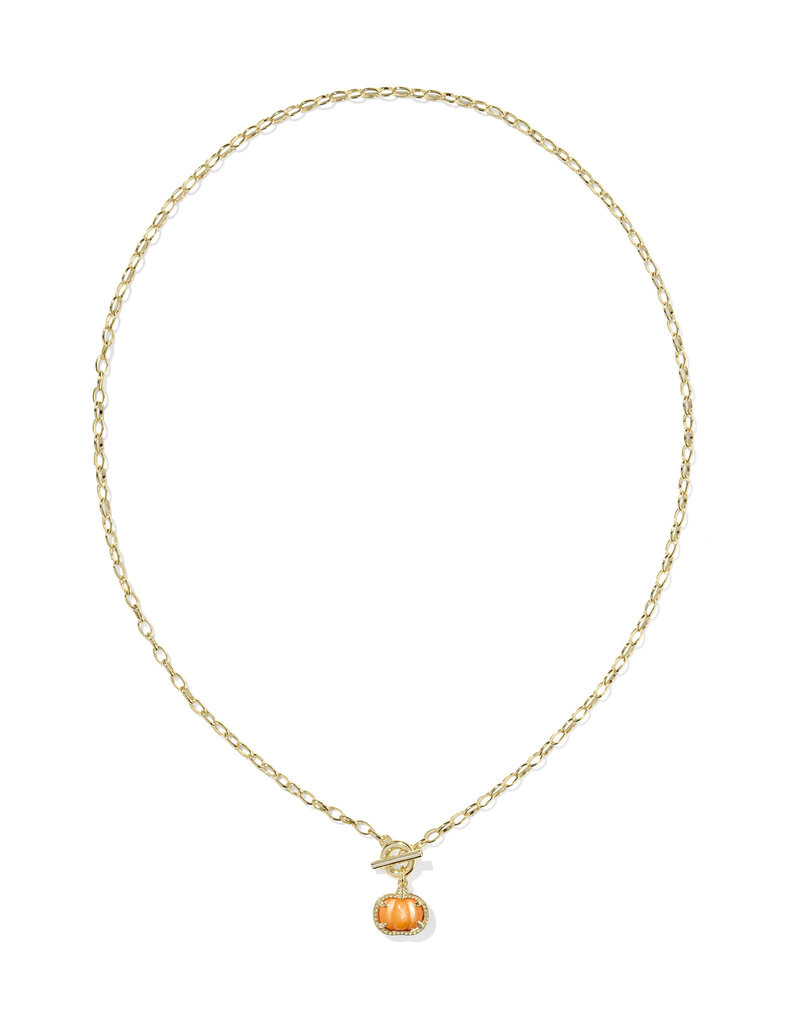 Kendra Scott Pumpkin Link and Chain Necklace