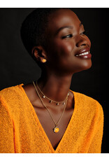 Kendra Scott Pumpkin Long Pendant