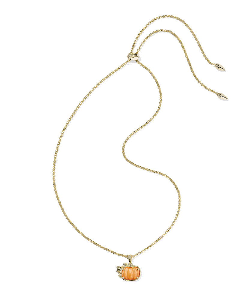 Kendra Scott Pumpkin Long Pendant