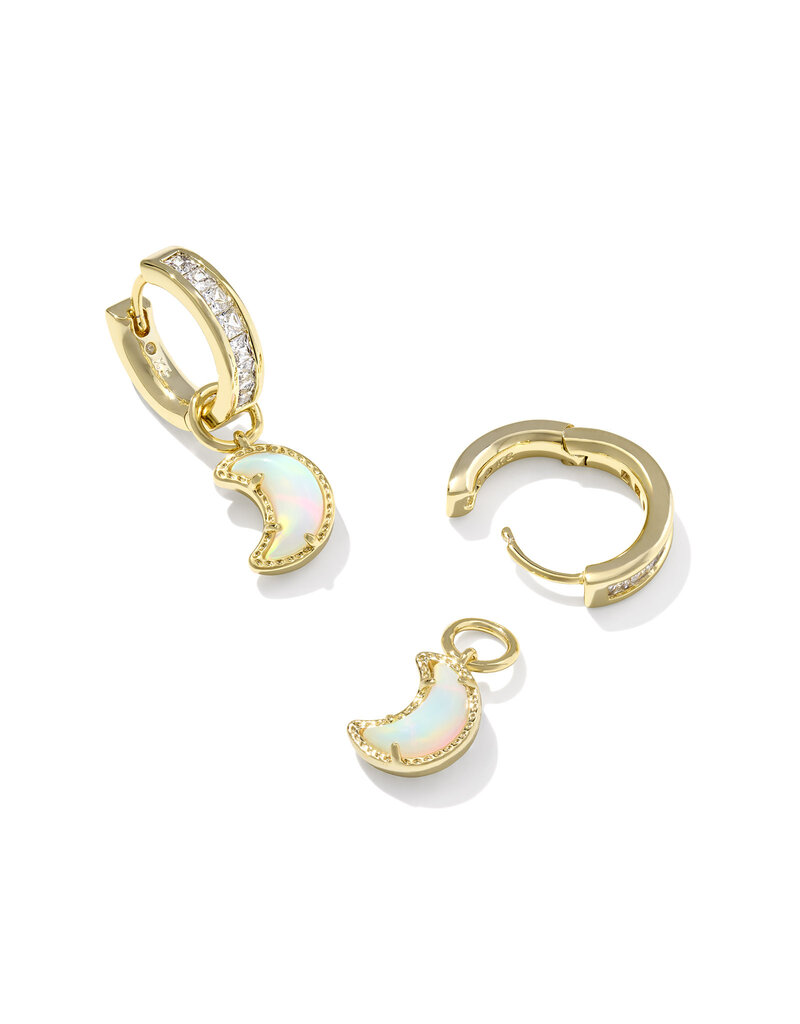 Kendra Scott Moon Huggie Earring
