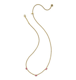 Kendra Scott Mini Elisa Three Stone Strand Necklace