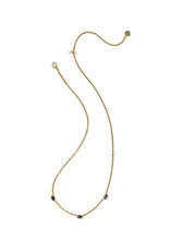 Kendra Scott Mini Elisa Three Stone Strand Necklace