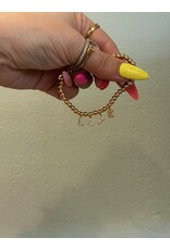 Little Words Project LWP Dripping In Gold Bracelet