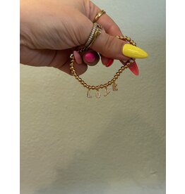 Little Words Project LWP Dripping In Gold Bracelet