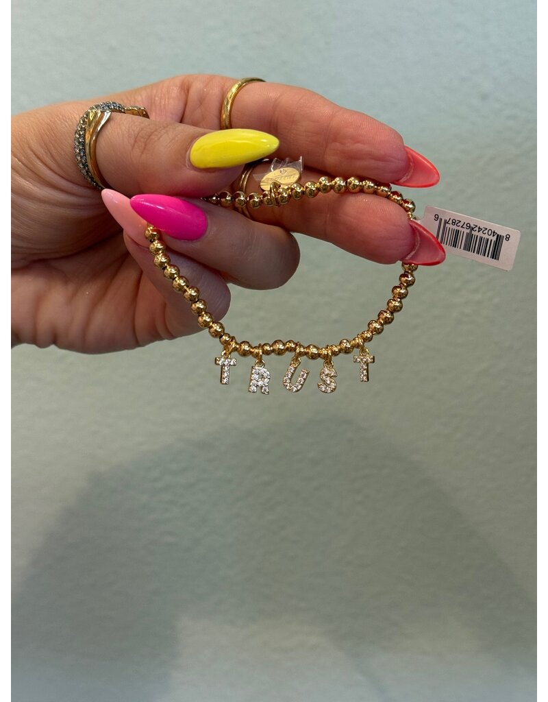 Little Words Project LWP Dripping In Gold Bracelet