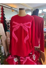 Shiraleah Pearl Bow Classic Sweatshirt
