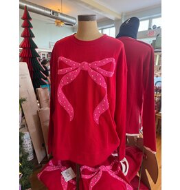 Shiraleah Pearl Bow Classic Sweatshirt