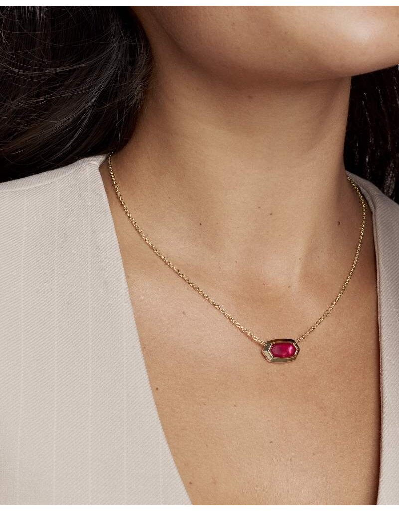 Kendra Scott Elisa Bezel Pendant Necklace