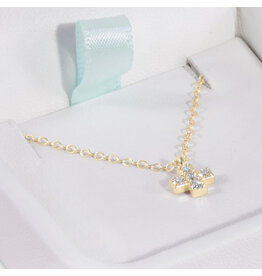 Enewton 14K Gold & Diamond Signature Cross Necklace