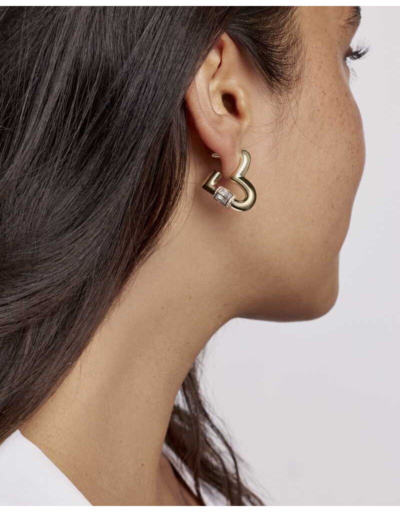Kendra Scott Emery Heart Hoop