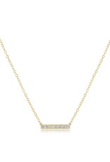 Enewton 14K Gold & Diamond Significance Bar Necklace