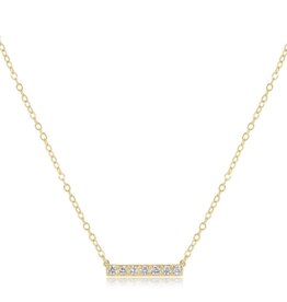 Enewton 14K Gold & Diamond Significance Bar Necklace