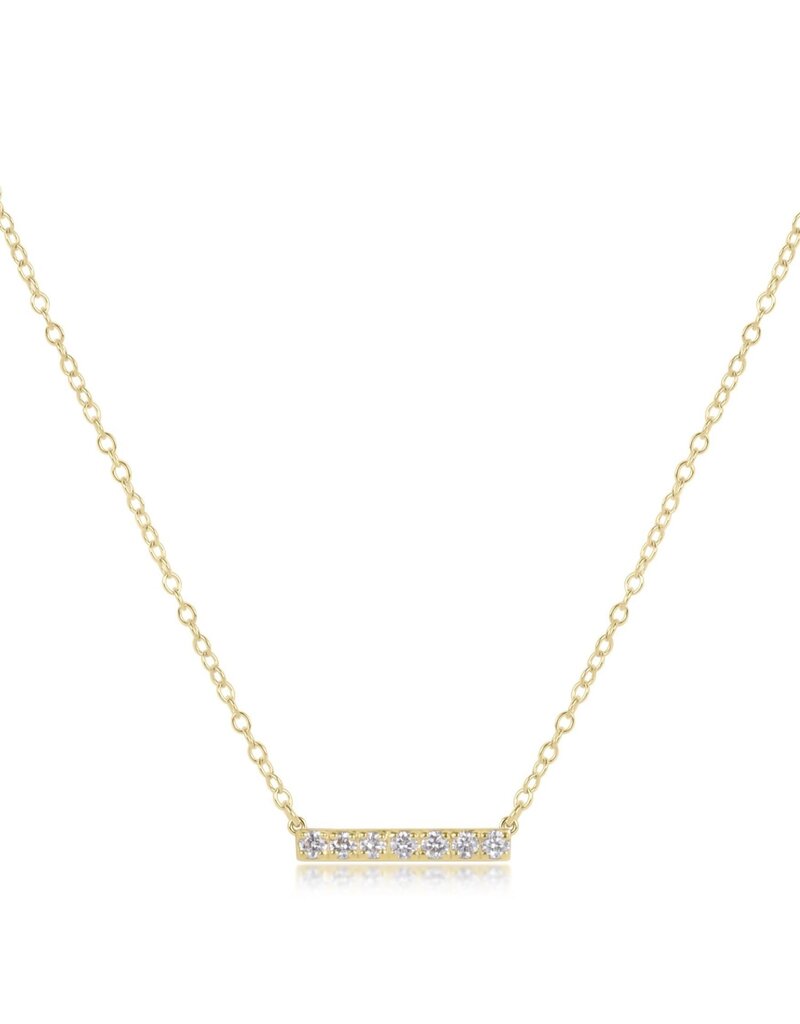 Enewton 14K Gold & Diamond Significance Bar Necklace